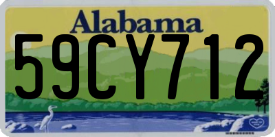 AL license plate 59CY712