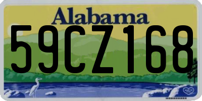 AL license plate 59CZ168