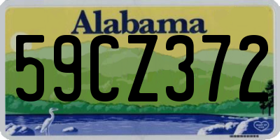 AL license plate 59CZ372