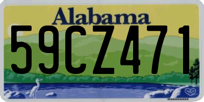 AL license plate 59CZ471
