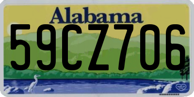 AL license plate 59CZ706