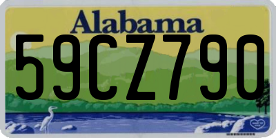 AL license plate 59CZ790