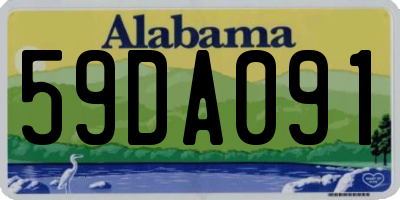 AL license plate 59DA091