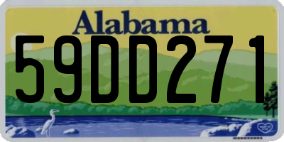 AL license plate 59DD271