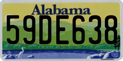 AL license plate 59DE638
