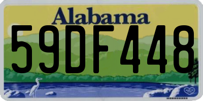 AL license plate 59DF448