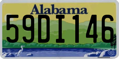 AL license plate 59DI146