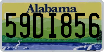 AL license plate 59DI856