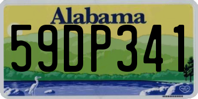 AL license plate 59DP341