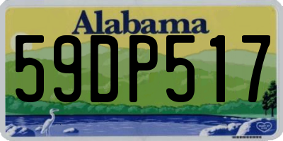 AL license plate 59DP517