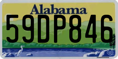 AL license plate 59DP846