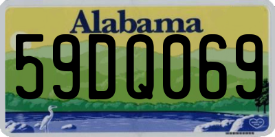 AL license plate 59DQ069