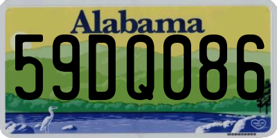 AL license plate 59DQ086