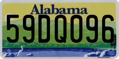 AL license plate 59DQ096