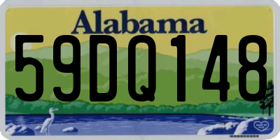 AL license plate 59DQ148