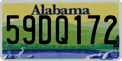 AL license plate 59DQ172
