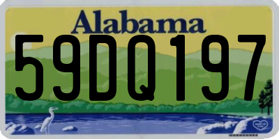 AL license plate 59DQ197
