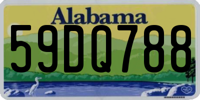 AL license plate 59DQ788