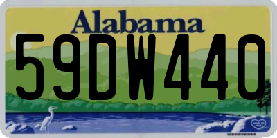 AL license plate 59DW440