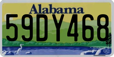 AL license plate 59DY468