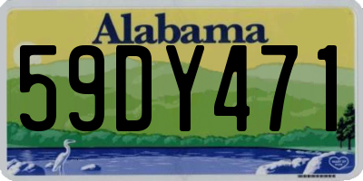 AL license plate 59DY471