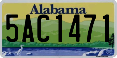 AL license plate 5AC1471