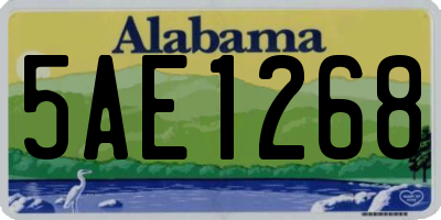 AL license plate 5AE1268