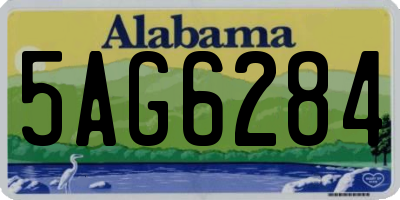 AL license plate 5AG6284