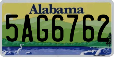 AL license plate 5AG6762