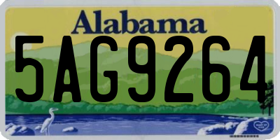 AL license plate 5AG9264