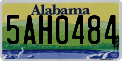 AL license plate 5AH0484