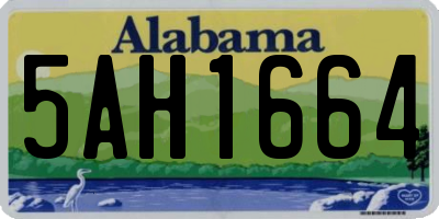 AL license plate 5AH1664