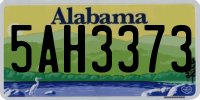 AL license plate 5AH3373