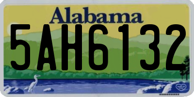AL license plate 5AH6132