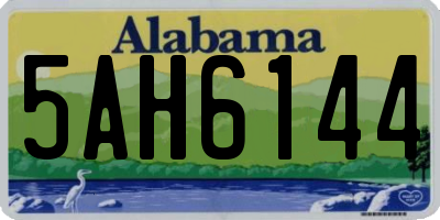 AL license plate 5AH6144