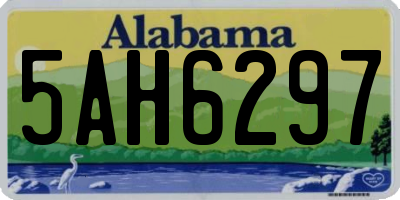 AL license plate 5AH6297