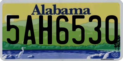 AL license plate 5AH6530