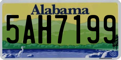 AL license plate 5AH7199