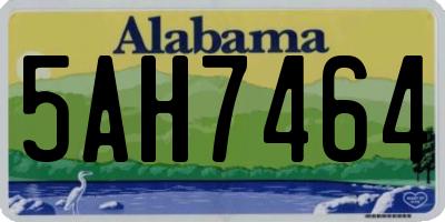 AL license plate 5AH7464