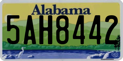 AL license plate 5AH8442