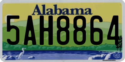 AL license plate 5AH8864