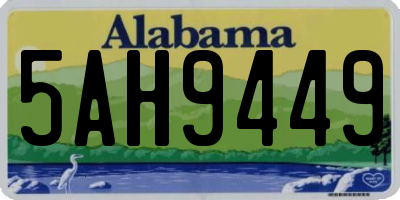 AL license plate 5AH9449