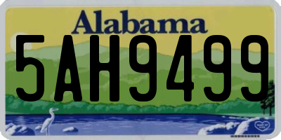 AL license plate 5AH9499