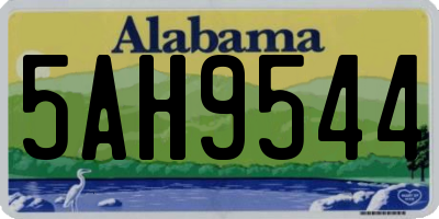 AL license plate 5AH9544