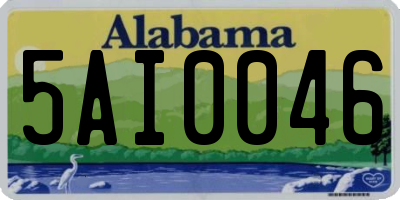 AL license plate 5AI0046
