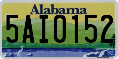 AL license plate 5AI0152