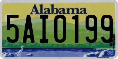 AL license plate 5AI0199
