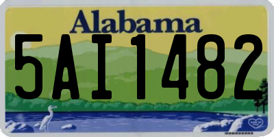 AL license plate 5AI1482