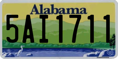 AL license plate 5AI1711