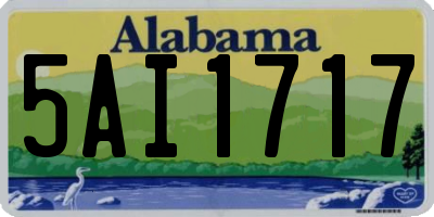 AL license plate 5AI1717